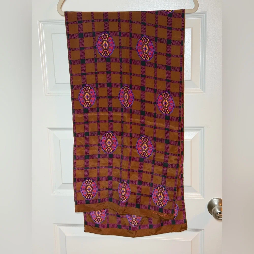 Cristian Dior Vintage Silk Scarf